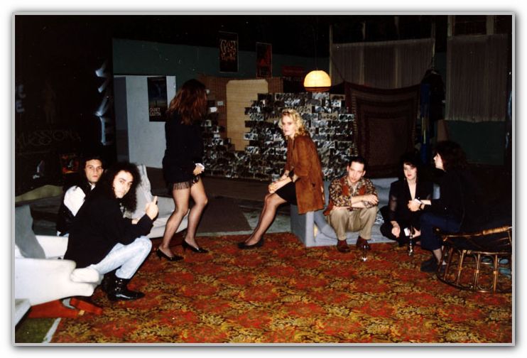 Dj Critter & Dave with friends at The Palace circa 1990